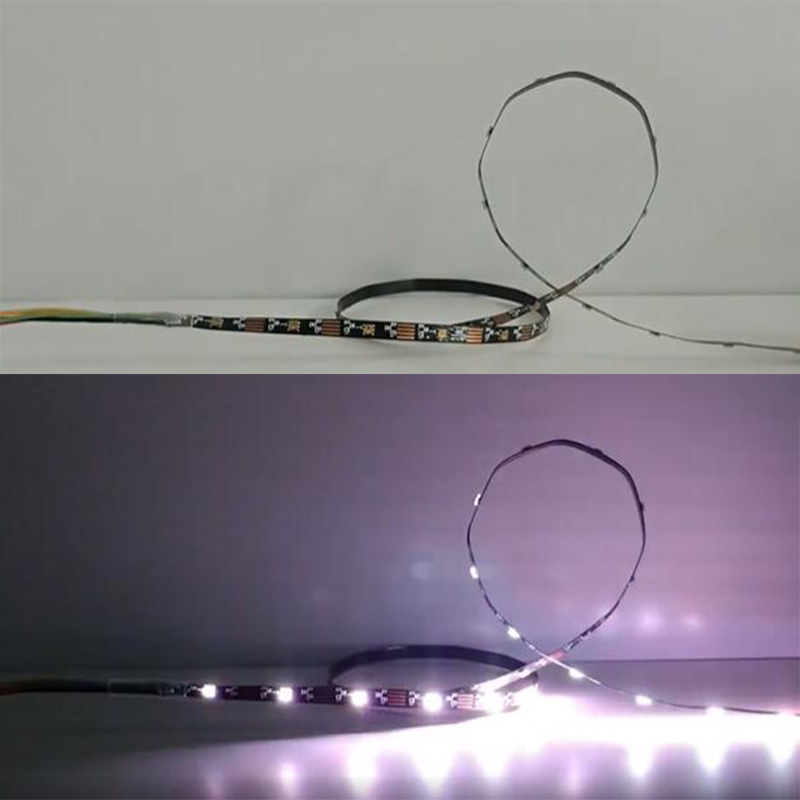 4mm APA102 Digital RGB LED Strip 5V - Individually Addressable 4mm APA102 Digital RGB LED Strip 5V - Individually Addressable